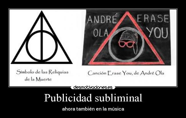 Publicidad subliminal - ahora también en la música