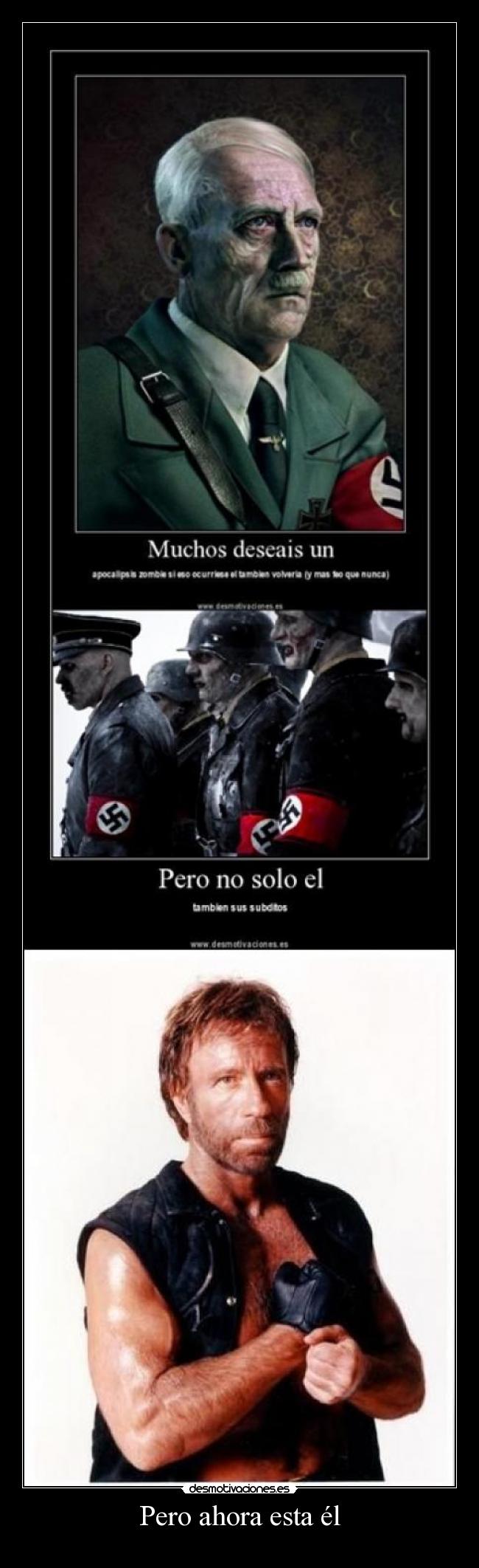 carteles chuck nazis desmotivaciones