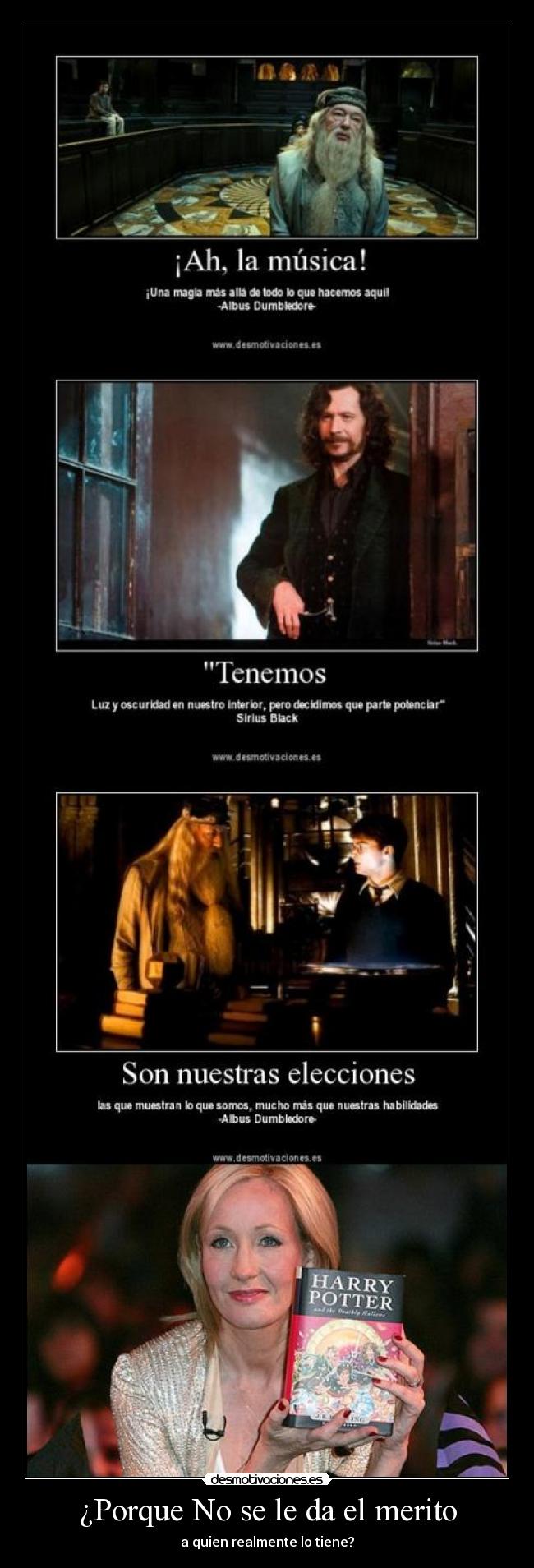 ¿Porque No se le da el merito - a quien realmente lo tiene?