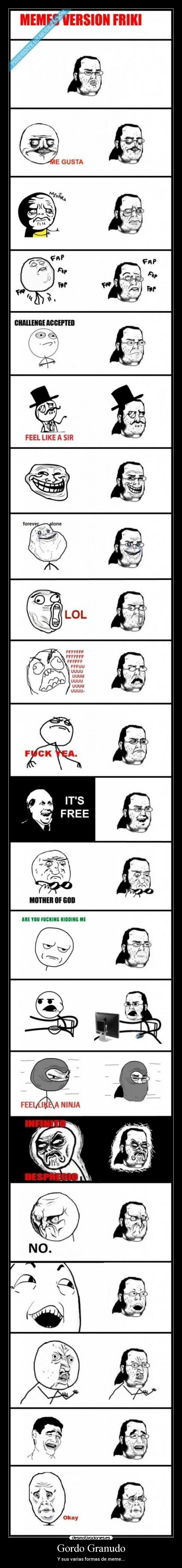 Gordo Granudo - Y sus varias formas de meme...