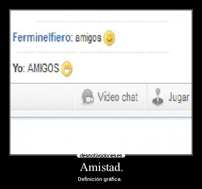 Amistad. - 