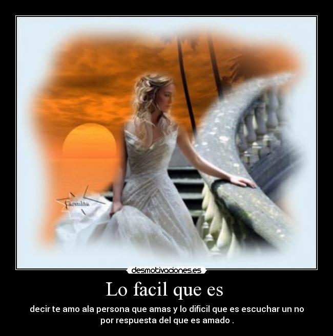 Lo facil que es  - 