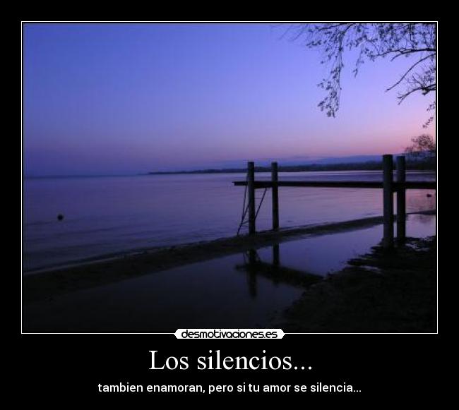 Los silencios... -