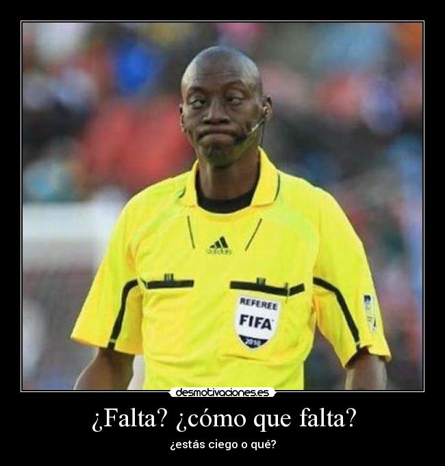 ¿Falta? ¿cómo que falta? - 