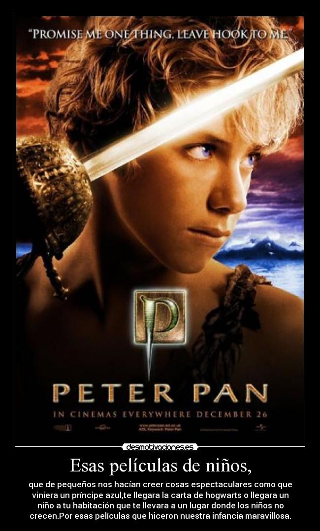 Esas películas de niños, -