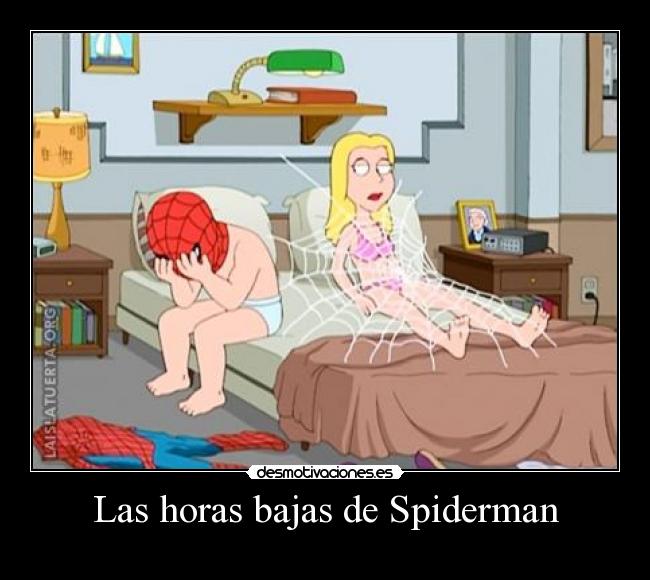 Las horas bajas de Spiderman -