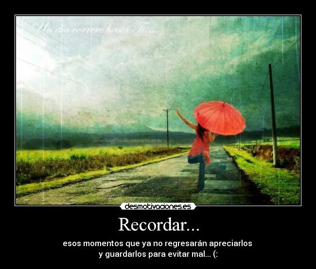 Recordar... -