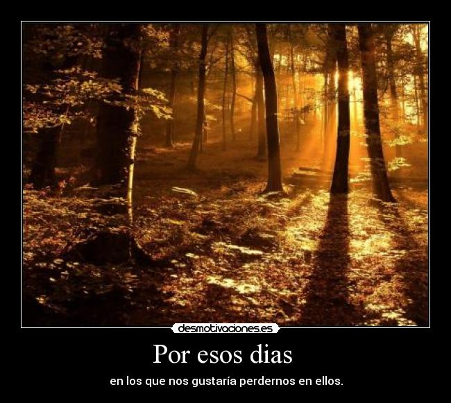 Por esos dias  - 