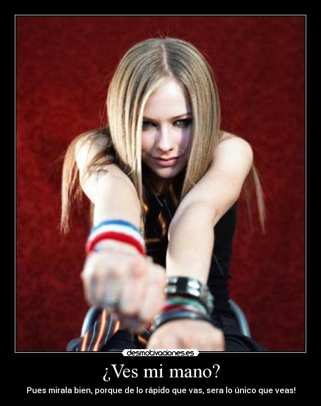 ¿Ves mi mano? - 