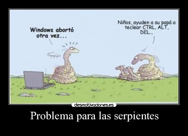 Problema para las serpientes -