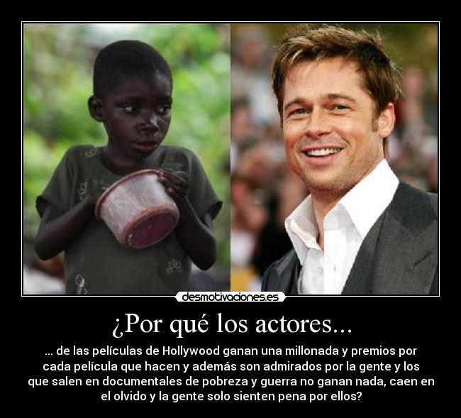 ¿Por qué los actores... -