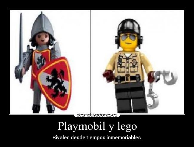 Playmobil y lego - Rivales desde tiempos inmemoriables.