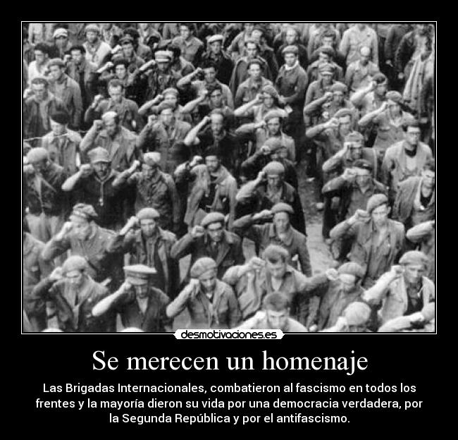 carteles brigadas internacionales guerra civil espana antifascismo desmotivaciones