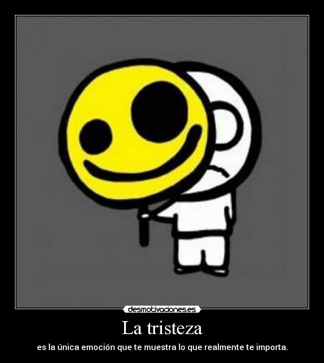 La tristeza -