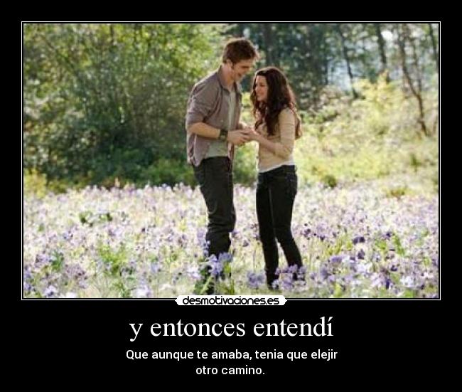 y entonces entendí - 