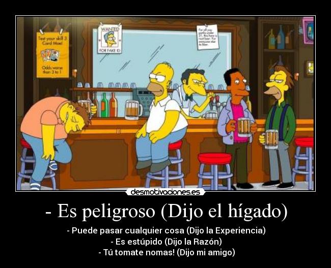 carteles los simpsons cerveza blasito desmotivaciones