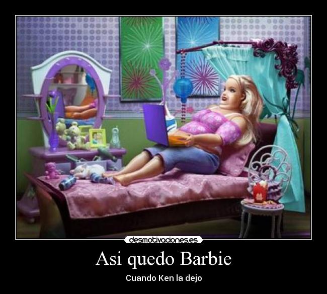 carteles barbie desmotivaciones