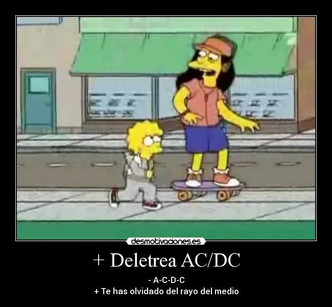 + Deletrea AC/DC -