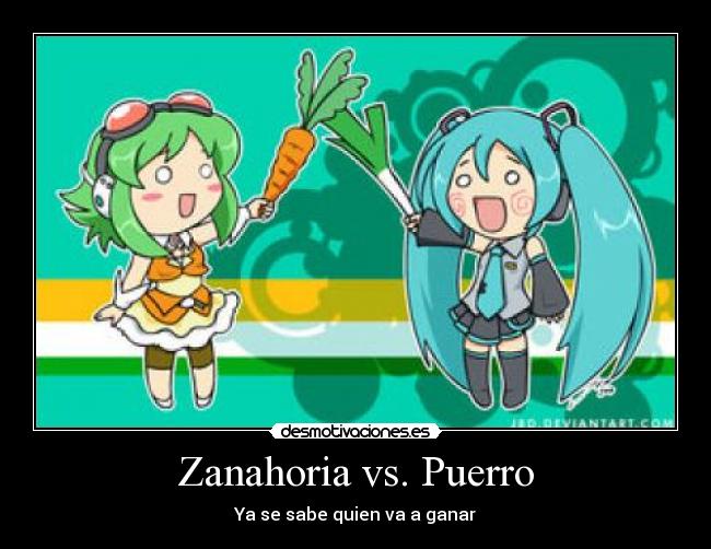 Zanahoria vs. Puerro - 