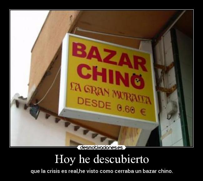 Hoy he descubierto -