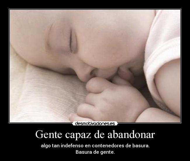 Gente capaz de abandonar - 