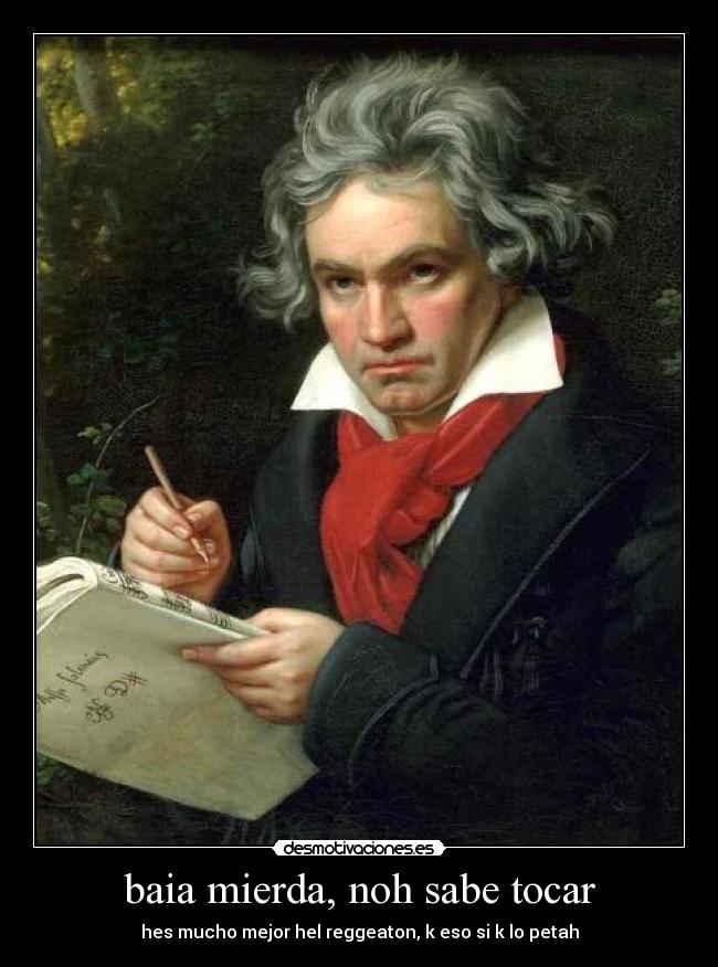baia mierda, noh sabe tocar - 