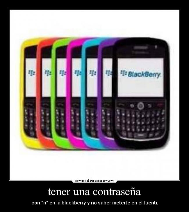 tener una contraseña -