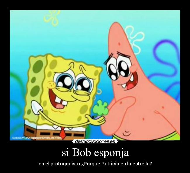 si Bob esponja -