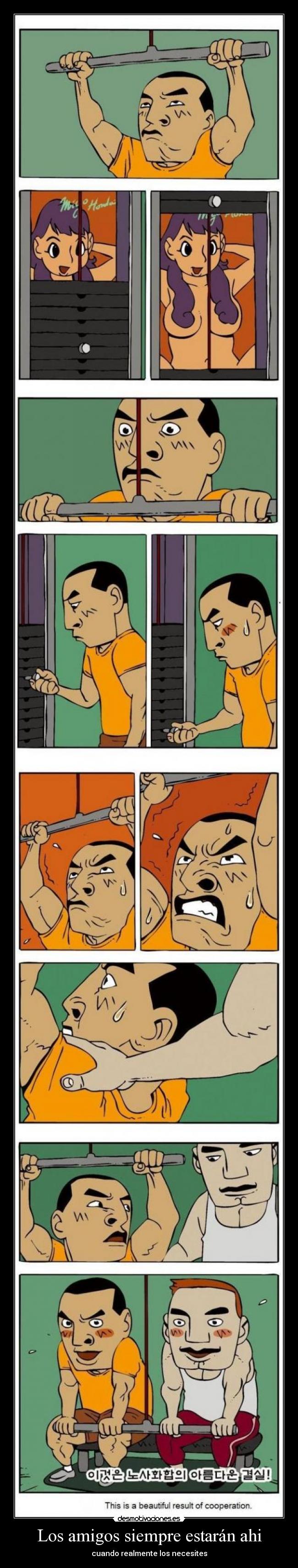 Los amigos siempre estarán ahi - 