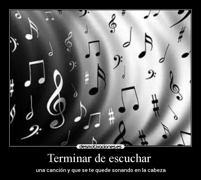 Terminar de escuchar  - 