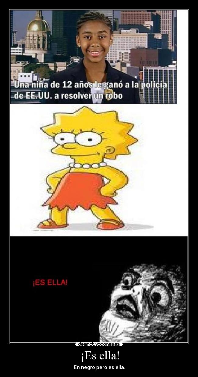 ¡Es ella! -