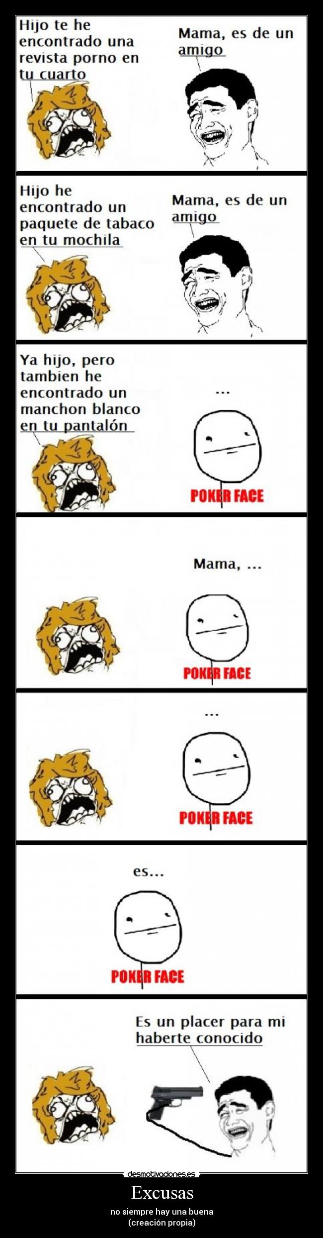 carteles excusas desmotivaciones
