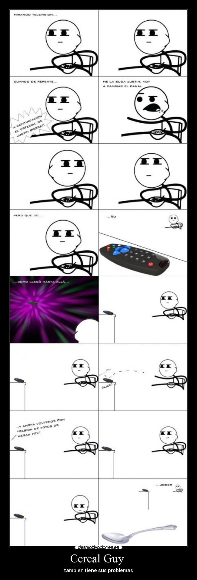 Cereal Guy - tambien tiene sus problemas