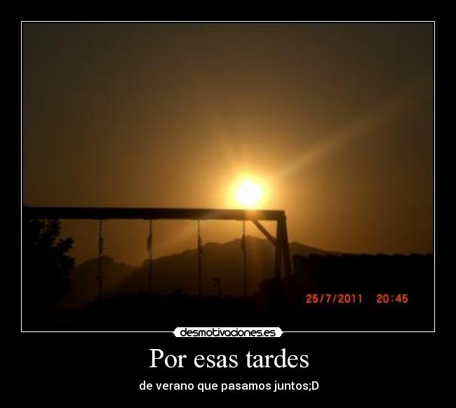 Por esas tardes - 