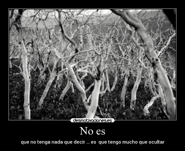  No es  - 
