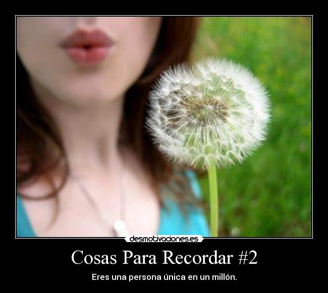 Cosas Para Recordar #2 - 