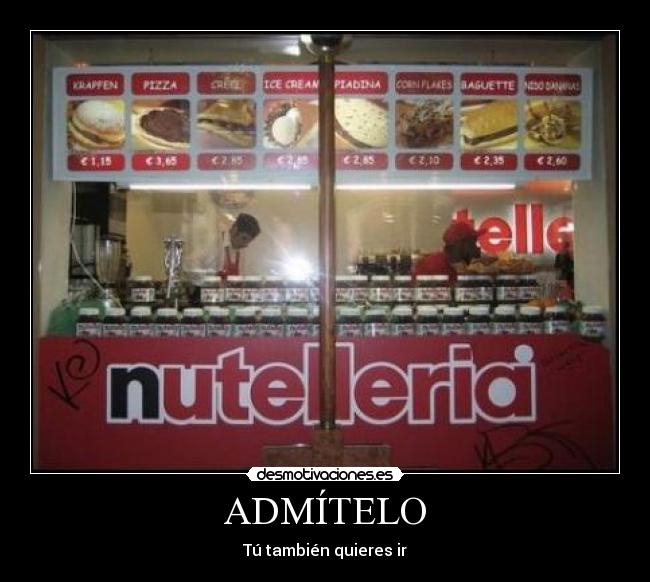 ADMÍTELO - Tú también quieres ir