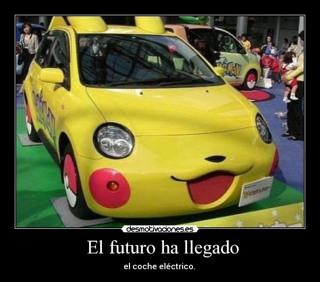 El futuro ha llegado - el coche eléctrico.