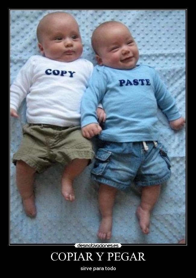 COPIAR Y PEGAR -