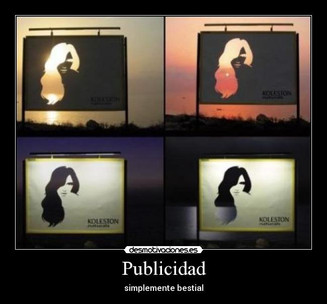 Publicidad - simplemente bestial