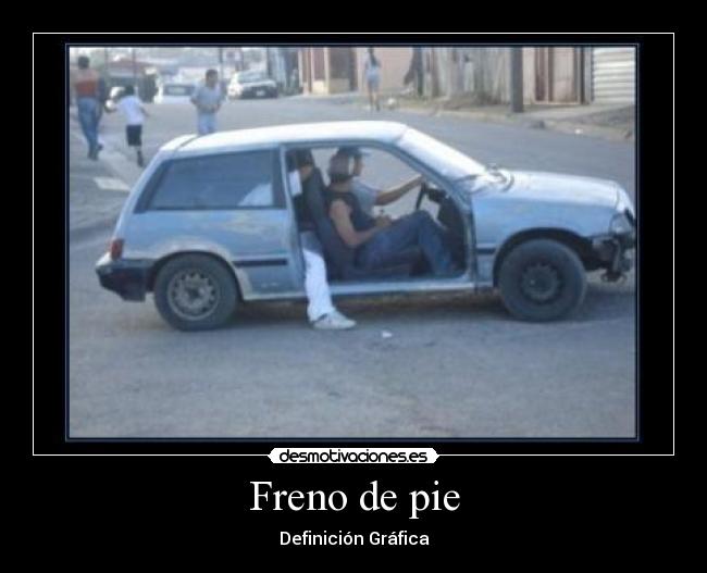 Freno de pie - Definición Gráfica