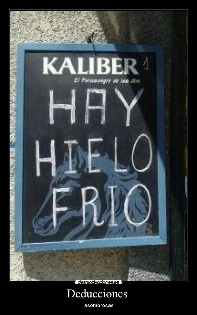 carteles hielo desmotivaciones