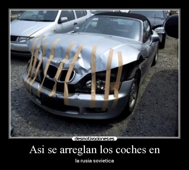 Asi se arreglan los coches en - la rusia sovietica