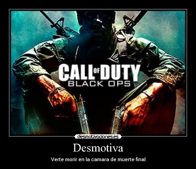 Desmotiva - Verte morir en la camara de muerte final