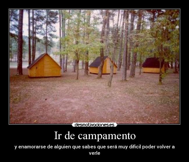Ir de campamento -