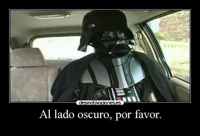 carteles darth vader taxi desmotivaciones