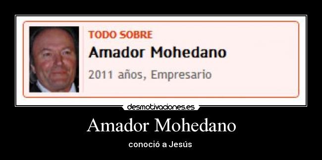 Amador Mohedano - 