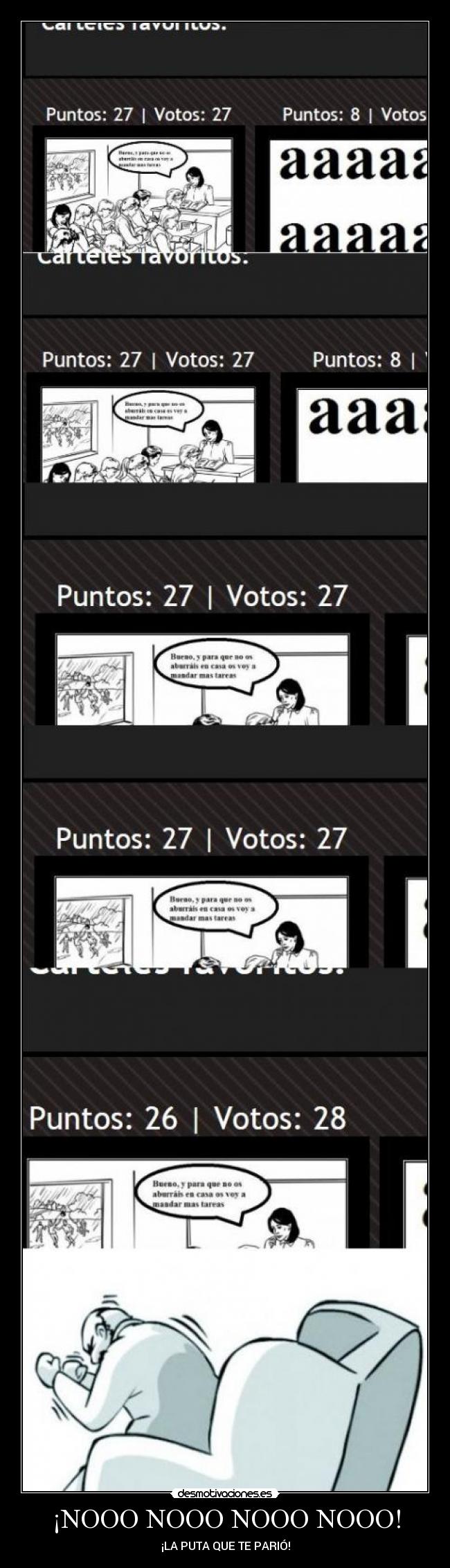 ¡NOOO NOOO NOOO NOOO! -