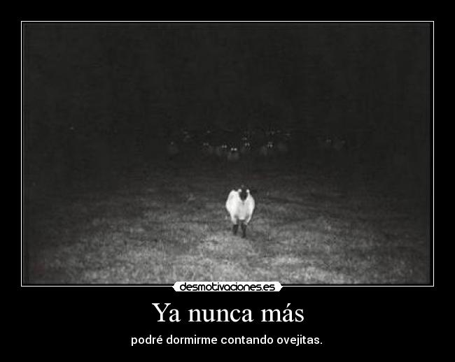 Ya nunca más -