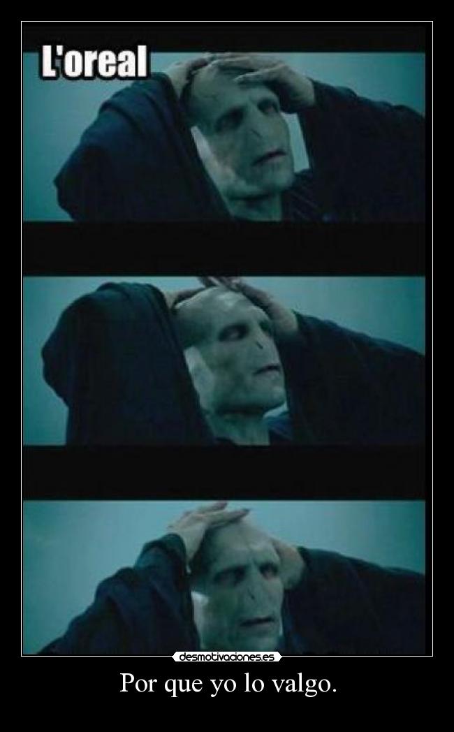 carteles voldemort loreal desmotivaciones